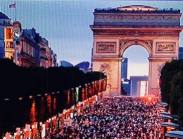 This was taken just a few minutes after France won the semi-finals...