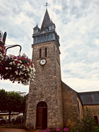 The Parisian's mother, who passed away six years ago, was named Madeleine and so it was very special to visit the Eglise de Saint Madeleine in Bagnoles de l'Orne in Lower Normandy on the Day of Saint Madeleine.